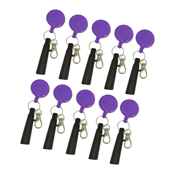 10Pcs Retractable Pencil Holder with Pocket Clip for Nurse Healthcare Worker