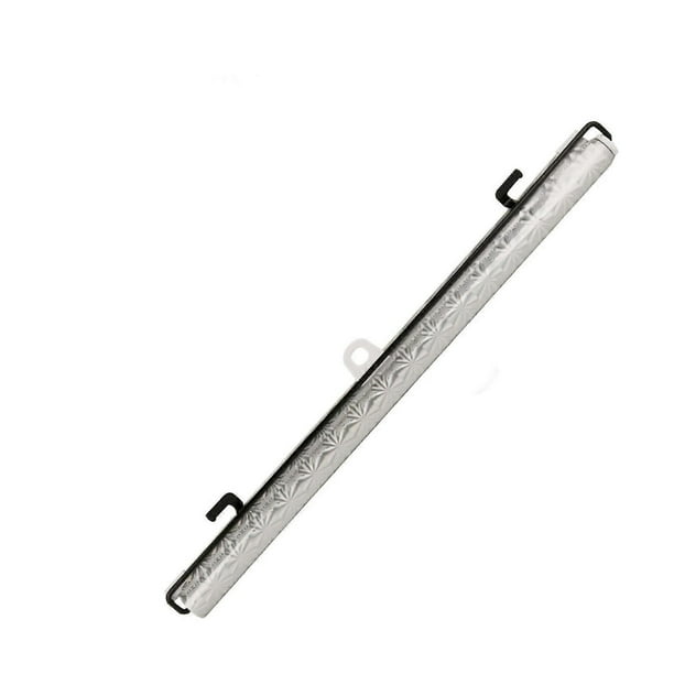 Retractable Car Sun Visor Heat Insulation Cooling Suction Cup Type Portable Lightweight Window Sunshade Silver Laser 40x60cm/15.7x23.6in