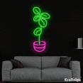 thumbnail image 3 of Craftnamesign Plant Neon Sign, Tropical LED Sign, Bedroom Decor, Plant Art, 3 of 4
