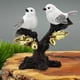 thumbnail image 1 of Estatua de pájaro, estatuilla de pájaro, novedad, modelo de Animal de pájaro, artesanía, adorno de pájaro, figura de pájaro para Micro paisaje, maceta 2 pájaros BLESIY Estatua de pájaros, 1 of 8
