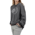 thumbnail image 4 of Chouyatou Womens Oversized Sweatshirts Graphic Long Sleeve Crewneck Loose Fit Casual Pullover Tops, 4 of 5