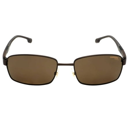 Carrera Polarized Bronze Rectangular Men's Sunglasses CARRERA 8037/S 0VZH/SP 58