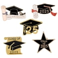 thumbnail image 1 of GOOHOCHY 5 uds sombrero de mujer Pin de solapa de graduación para la temporada de graduación broches y pines de gorro de graduación negro para mujer, 1 of 8