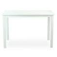 thumbnail image 5 of Dining Kitchen Modern Wooden Rectangular Table in White Finish, 5 of 6