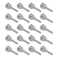 thumbnail image 1 of 20 Pcs M3x12mm Computer Case Thumbscrews, Carbon Steel Knurled Screw, Silver, 1 of 6