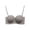 Khaki, variant on Fsqjgq Bras for Women Plus Size Seamless Padded Half Cup Lightly Lined Wireless Bras Thin Summer Underwear Comfort Smoothing Push Up Bra Black D