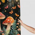 thumbnail image 3 of Patifu Mushrooms Butterflies Forest Graphic Print Polyester Stylish Bathroom Décor Set with Hooks 100% Polyester Bathroom Curtain Decoration Shower Curtain Set 36"x72, 3 of 7