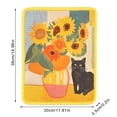 thumbnail image 2 of Sisal Cat Scratching Mat Furniture Protector For Walls Couches Cabinets Doors Carpet Shedding Control With Hook Loop Fastener, 2 of 5