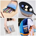 thumbnail image 4 of Lsque Lighthous1 Pattern Telescopic Pencil Bag Pen Holder Stationery Case, Stand-up Retractable Transformer Bag Organizer, 4 of 6