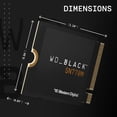 thumbnail image 2 of SSD WD_BLACK SN770M M.2 2230 NVMe de 1 TB para juegos portátiles, 2 of 7