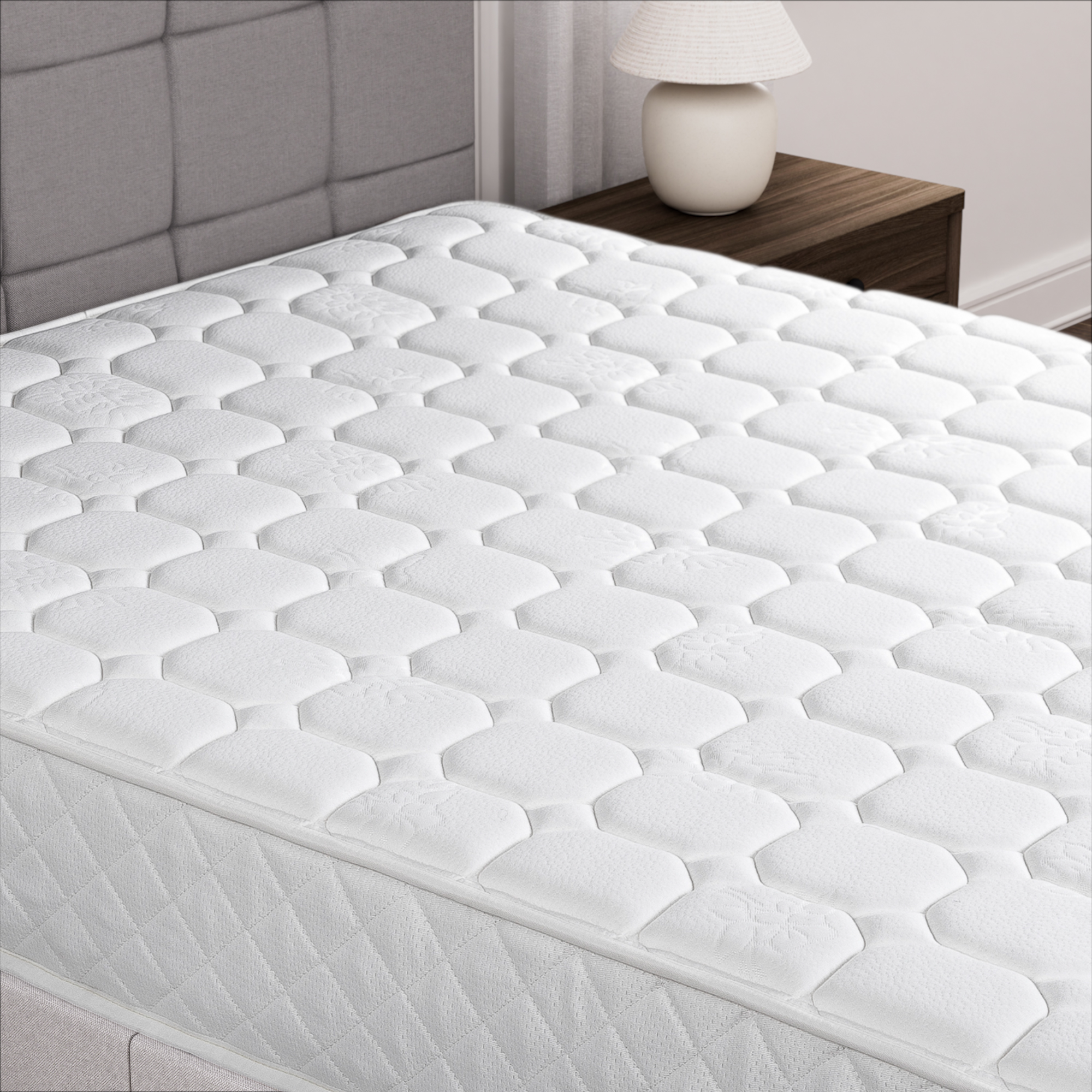 8" Quilted Hybrid of Comfort Foam and Pocket Spring Mattress, Twin - image 3 of 5