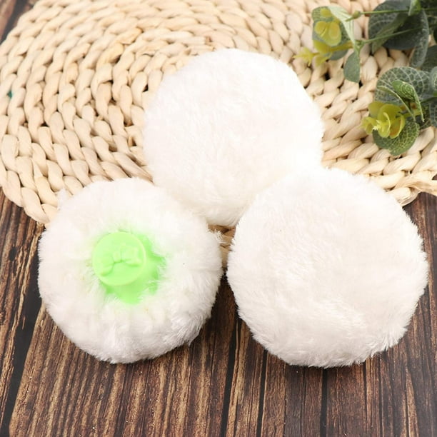 Lambswool powder puff deals