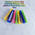 thumbnail image 1 of 10-Hole Mini Harmonica for Beginners - Easy to Learn, Durable Plastic, Assorted Colors, Perfect Birthday & Party Gift for Youngsters, 1 of 5