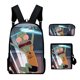 thumbnail image 1 of Set de mochilas Solars Opposites Anime School de 3 piezas con bolsa de almuerzo, 1 of 1