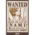 thumbnail image 4 of One Piece - Nami Wanted Poster Wall Poster with Pushpins, 22.375" x 34", 4 of 4