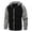 Black, variant on Men's Hoodie Zip Up Long Sleeve Color Block Leisure Jacket Brushed Top