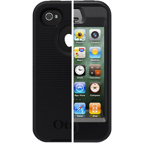 OtterBox Apple iPhone 4/4s Case Defender Series, Black 