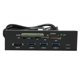 thumbnail image 5 of M Buder Estación de Acoplamiento Panel Frontal 5.25 y 3.5 Pulgadas Type-C USB 3.0 eSATA Hub Lector de Tarjetas para PC Computadora Alta Velocidad 13.3 cm / 5.25 inches, 5 of 9