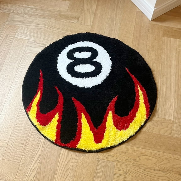 LAKEA Fire Ball-8 Carpet Soft Tufted Rug for Bathroom Non-slip Absorb Water Plush Handmade floormat Bedroom Kitchen Toilet Carpet