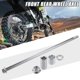 thumbnail image 2 of 1 Conjunto de Eje Delantero y Trasero con Buje y Tornillo M12 335mm Eje de Rueda para Moto de Tierra Scooter ATV Color Plateado, 2 of 6