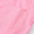 thumbnail image 4 of HCNTES Long Sleeve Polo Shirts for Boys 10-12 Casual Striped Shirt Button Closure Soft Fabric Baby T Shirts Tops(Pink,5-6 Years), 4 of 9