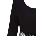 thumbnail image 3 of Kcodviy Robe Asymétrique à Lacets Décolleté en V Profond Robe Imprimée Femme Décontractée Mini Petite Robes d'Été pour Femmes Longueur Petite Tartan Col Rond à Carreaux Robe d'Été pour Femme Robe pour Femme, 3 of 4
