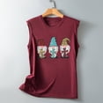 thumbnail image 5 of Daisyyozoid Chemise de Pâques Joyeuses pour Femmes Mode Décontractée Sans Manches Imprimée Chandails en Molleton Dames Gilet, 5 of 5