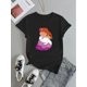 thumbnail image 3 of Cupid's Choice, Valentine's Day Love Print Women's T-Shirt - Casual Crew Neck, Short Sleeve, Blend, Machine Washable Tee For Adult, Men, Women, Teen, Teenager, Adolescent, Youth, 3 of 6