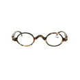 thumbnail image 3 of Womens Mens Small Round Reading Glasses 3.5, Tortoiseshell Steampuck Vintage Readers +3.5, 3 of 3