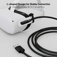 thumbnail image 3 of BENFEI Link Cable 16 FT Compatible with Oculus/Meta Quest 3, Quest2/Pro/Pico 4 Accessories and PC/SteamVR, High Speed PC Data Transfer, USB 3.0 to USB C Cable for VR Headset, 3 of 9