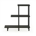 thumbnail image 3 of Pemberly Row Turn-N-Tube Engineered Wood 3-Tier Tall Sofa Side Table in Espresso, 3 of 6
