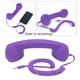 thumbnail image 3 of Auricular de teléfono móvil retro a prueba de radiación de 3,5 mm, Mini, Confort, Clásico, Elegante Receptor de llamadas de teléfono Micrófono Púrpura SM SunniMix Auricular de teléfono retro, 3 of 8