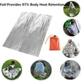 thumbnail image 3 of 3 Mantas De Emergencia Impermeables Que Mantienen El Calor, Equipo De Primeros Auxilios, Manta Con Bolsa, 3 of 8