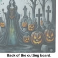 thumbnail image 4 of Evil Queen Spooky Halloween Glass Cutting Board Large 12 in x 15 in, 4 of 5