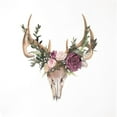 thumbnail image 2 of Deer Skull With Flowers Poster Print by Atelier B Art Studio, 2 of 2