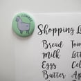 thumbnail image 2 of Llombie Llama Zombie Kitchen Refrigerator Locker Button Magnet, 2 of 5