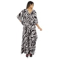 thumbnail image 4 of Moomaya Robe de Nuit Longue Maxi pour Femmes, Cache-Maillot Imprimé à Manches Kimono, Maxi Kaftan, Robe de Nuit, Vêtement de Nuit, 4 of 6