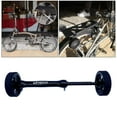 thumbnail image 3 of Aluminum Alloy Bike with Extension Rod Folding Rear Rack Black, 3 of 8