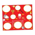 thumbnail image 4 of HILABEE Filet de Lancer de Sac de Sable Équipement de Sport Lancer de Ballon Rouge, 4 of 9