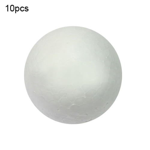 Polystyrene Balls Solid Ideal For Crafts Modelling  60mm 6CM Pack Of 20 