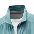 thumbnail image 5 of QSAWXQZ Men's Lightweight Sun Protection Windbreaker Jacket with Pockets Long Sleeve Lapel Collar Full Zip Casual Outdoor UPF50 Activewear Jacket 4XL, 5 of 7