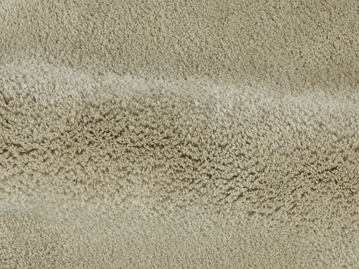 Hotel Style Beige Micro-Polyester 24" x 60" Bath Runner