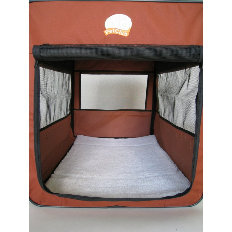 Walmart soft dog best sale crate