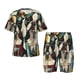 thumbnail image 1 of Balery Colorful Bulldog Duo Conjunto de Pijama Infantil de Manga Corta con Estampado – Ropa de Dormir de Algodón Suave-Large, 1 of 6