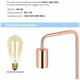 thumbnail image 5 of Set of 2 Industrial Desk Lamps Bedroom Nightstand Table Lamp Metal Edison Light, 5 of 7