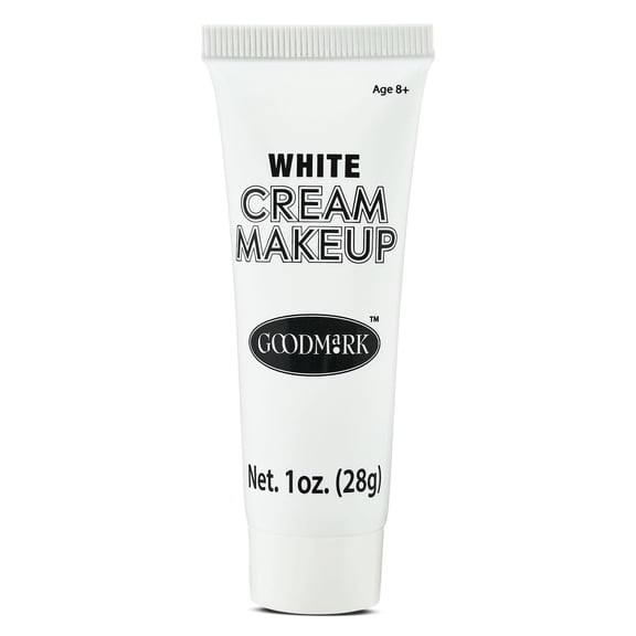 Body Paint, White, 1oz, Halloween Make-Up for Adults, by Goodmark