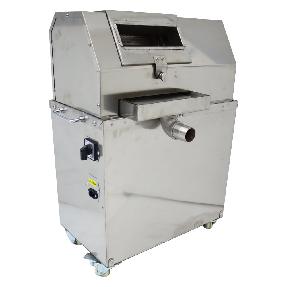 Commercial Electric Sugarcane Juicer Press Machine Stainless Steel 3 Rollers Juice Extractor 1100 LB/hH 110V