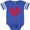 Football Blue and White, variant on Inktastic All You Need is Love Red Heart Shape Boys or Girls Baby Bodysuit
