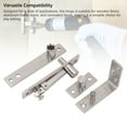 thumbnail image 4 of Concealed Door Pivot Hinge, Door Pivot Hinge 180 Degree Rotation Adjustable Telescopic Distance Stainless Steel 300LBS Bearing  for Bookcase Cabinet, 4 of 7