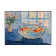thumbnail image 5 of Yayeee Area Rugs for Living Room 6.7'x4.8' Non Slip Washable Bedroom Floor Carpet, Blue Goldfish, 5 of 5